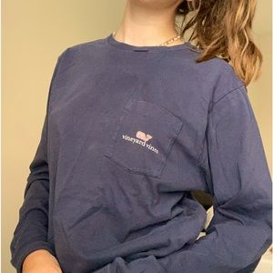 Navy Blue Vineyard vines Long sleeve